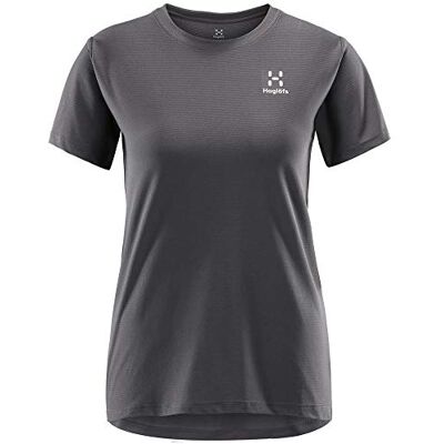 Haglöfs L.I.M Tech tee T-Shirt, Mujer, Magnetite, S Haglöfs L.I.M Tech tee T-Shirt, Mujer, Magnetite, S