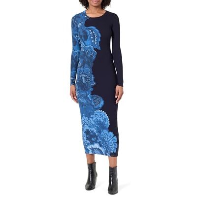 Desigual Vest_LIMBANI Casual Dress, Azul, M Women's Desigual Vest_LIMBANI Casual Dress, Azul, M Women's