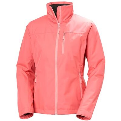Helly Hansen Chaqueta W Crew Midlayer para mujer, 2, rosa atardecer, 2XL Helly Hansen Chaqueta W Crew Midlayer para mujer, 2, rosa atardecer, 2XL