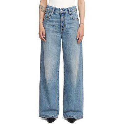 G-STAR Women's Skater High Loose Jeans, Colour Blue, Size: Waist 29, Inseam 34 G-STAR Women's Skater High Loose Jeans, Colour Blue, Size: Waist 29, Inseam 34