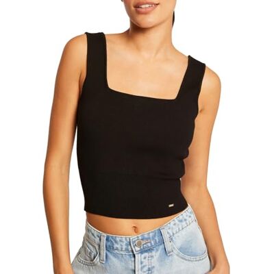 Morgan Top punto tirantes anchos Negro L Morgan Top punto tirantes anchos Negro L