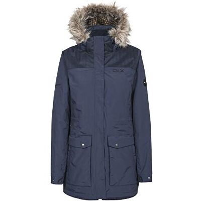 Trespass Garner Waterproof Chaqueta con capucha extraíble y ribete de piel falsa. Mujer Trespass Garner Waterproof Chaqueta con capucha extraíble y ribete de piel falsa. Mujer