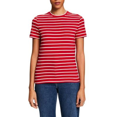 ESPRIT Camiseta para Mujer, 612/Rojo Oscuro 3, S ESPRIT Camiseta para Mujer, 612/Rojo Oscuro 3, S
