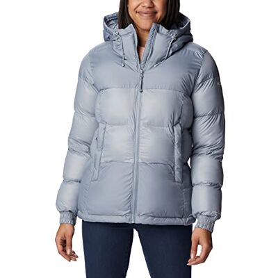 Columbia Pike Lake 2 Hooded Insulated Jacket, Chaqueta Acolchada Con Capucha para Mujer, Tradewinds Grey, Talla XS Columbia Pike Lake 2 Hooded Insulated Jacket, Chaqueta Acolchada Con Capucha para Mujer, Tradewinds Grey, Talla XS