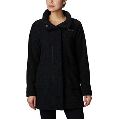 Columbia Panorama Long Jacket Chaqueta, Negro, L para Mujer Columbia Panorama Long Jacket Chaqueta, Negro, L para Mujer