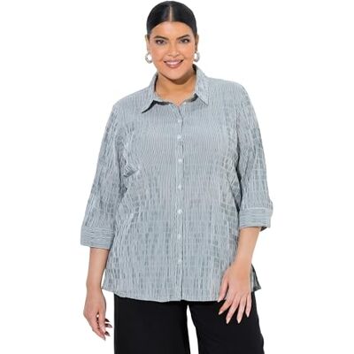 Ulla Popken Mujer Blusa Camisera Ulla Popken Mujer Blusa Camisera
