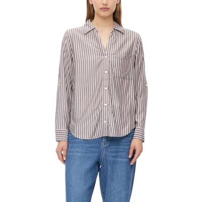 s.Oliver Bernd freier GmbH & co. kg/ Blusa de Manga Larga para Mujer, Granate, 38 s.Oliver Bernd freier GmbH & co. kg/ Blusa de Manga Larga para Mujer, Granate, 38