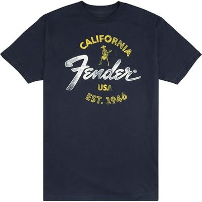 Fender Baja Blue T-Shirt, Blue M Fender Baja Blue T-Shirt, Blue M
