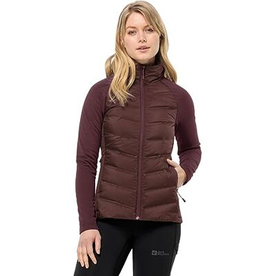 Jack Wolfskin Tasman Down Hybrid W Chaquetas de pluma, color oscuro Maroon, m Mujer, Dark Maroon., M Jack Wolfskin Tasman Down Hybrid W Chaquetas de pluma, color oscuro Maroon, m Mujer, Dark Maroon., M