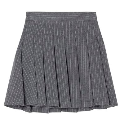 SPRINGFIELD FALDA PLISADA DE RAYAS GRISES, M SPRINGFIELD FALDA PLISADA DE RAYAS GRISES, M