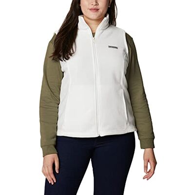 Columbia Benton Springs Vest Chaleco de Forro Polar, Sal Marina/Sal Marina, XL para Mujer Columbia Benton Springs Vest Chaleco de Forro Polar, Sal Marina/Sal Marina, XL para Mujer