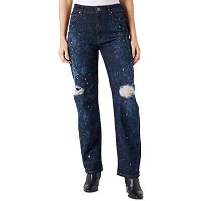 Pinko Barbra 4 Boy PJ839 Denim SPOTT Jeans, F92_BLU-Giacca Marinara, 30 para Mujer Pinko Barbra 4 Boy PJ839 Denim SPOTT Jeans, F92_BLU-Giacca Marinara, 30 para Mujer