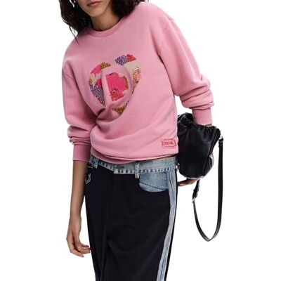 Desigual Charlotte Sweatshirt, Rojo, M Women's Desigual Charlotte Sweatshirt, Rojo, M Women's