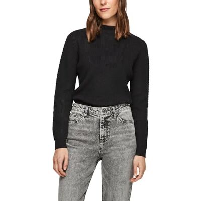 s.Oliver Suéter Mujer Negro 36 s.Oliver Suéter Mujer Negro 36