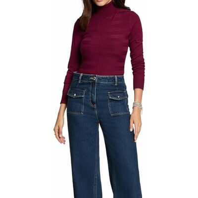 Morgan Jersey, Plum M, M Morgan Jersey, Plum M, M
