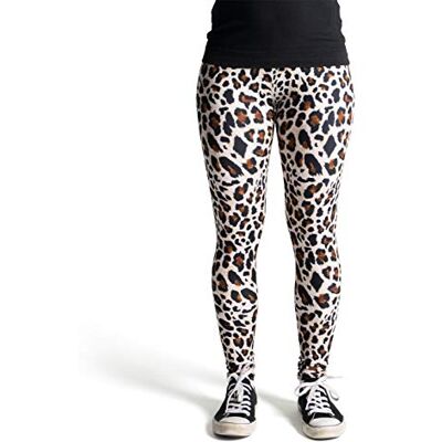 cosey Leggings Coloridos Impresos (Talla única) Design Estampado de Leopardo 3 cosey Leggings Coloridos Impresos (Talla única) Design Estampado de Leopardo 3