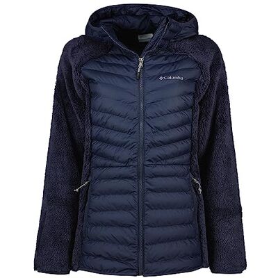 Columbia Powder Lite Sherpa Hybrid Jacket, Chaqueta Acolchada para Mujer, Nocturnal, Talla M Columbia Powder Lite Sherpa Hybrid Jacket, Chaqueta Acolchada para Mujer, Nocturnal, Talla M