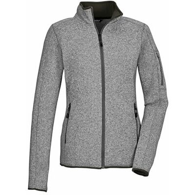 Killtec Mujer Chaqueta polar de punto/chaqueta polar con cuello alto KOW 111 WMN KNT FLC JCKT, graumelange, 36, Killtec Mujer Chaqueta polar de punto/chaqueta polar con cuello alto KOW 111 WMN KNT FLC JCKT, graumelange, 36,