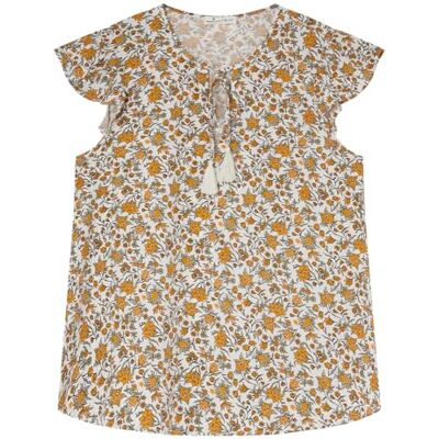 SPRINGFIELD Blusa para Mujer, Blanco Estandar,38 SPRINGFIELD Blusa para Mujer, Blanco Estandar,38