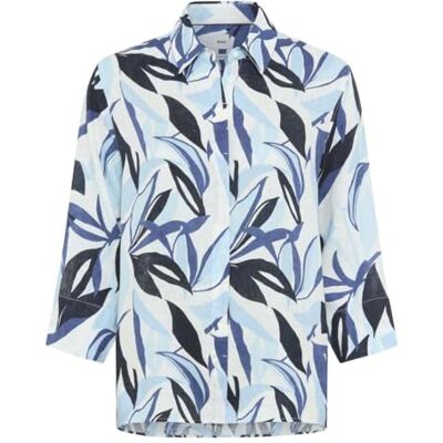 BRAX Blusa Vicki Pure Linen Print para Mujer BRAX Blusa Vicki Pure Linen Print para Mujer