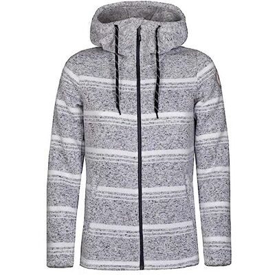 Rock Experience Berna Hoodie FZ Sweatshirt Women Grey Melange XS Rock Experience Berna Hoodie FZ Sweatshirt Women Grey Melange XS