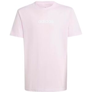 Adidas Unisex niños Essentials Linear Logo T-Shirt Camiseta, Clear Pink/White, 9-10 años Adidas Unisex niños Essentials Linear Logo T-Shirt Camiseta, Clear Pink/White, 9-10 años