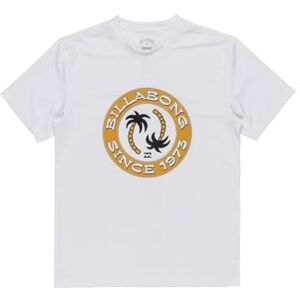 BILLABONG Bbtv Boys Camiseta Surf, Chicos, White, 14 años BILLABONG Bbtv Boys Camiseta Surf, Chicos, White, 14 años