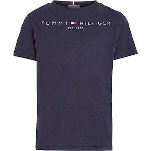 Tommy Hilfiger Camiseta de Manga Corta Infantil Unisex Essential tee con Cuello Redondo, Azul (Twilight Navy), 5 Años Tommy Hilfiger Camiseta de Manga Corta Infantil Unisex Essential tee con Cuello Redondo, Azul (Twilight Navy), 5 Años