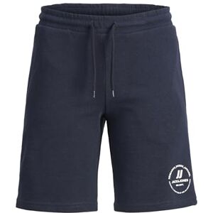 JACK & JONES Jpstswift Aut Sn Jnr Pantalones Cortos de chándal para niño, Azul Marino, 152 JACK & JONES Jpstswift Aut Sn Jnr Pantalones Cortos de chándal para niño, Azul Marino, 152