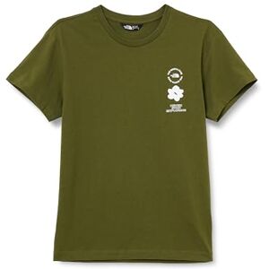 The North Face Flower Graphic Relaxed S/S Camiseta para niñas Forest Olive 140 The North Face Flower Graphic Relaxed S/S Camiseta para niñas Forest Olive 140