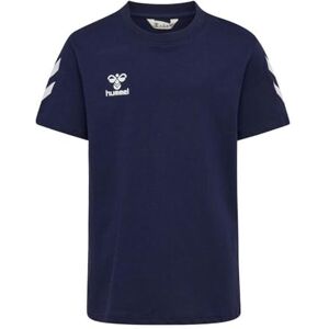 hummel , HmlGO 2.0 Chevron Camiseta S/S Kids, Azul Marino, 128 hummel , HmlGO 2.0 Chevron Camiseta S/S Kids, Azul Marino, 128
