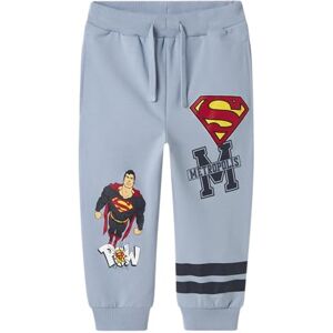 NAME IT Nmmjasp Superman Nreg SWE Pants UNB Wab Pantalones para niño, Dusty Blue, 110 NAME IT Nmmjasp Superman Nreg SWE Pants UNB Wab Pantalones para niño, Dusty Blue, 110
