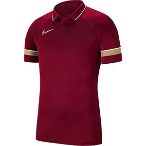 Nike Academy 21 Polo, Rojo/Blanco/Dorado/Blanco, 10-12 años Unisex Adulto Nike Academy 21 Polo, Rojo/Blanco/Dorado/Blanco, 10-12 años Unisex Adulto