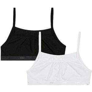 Dim Brassiere Les Pockets Eco X2, Niñas, Noir/Blanc, 14 años Dim Brassiere Les Pockets Eco X2, Niñas, Noir/Blanc, 14 años