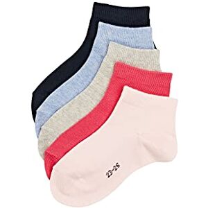 ESPRIT Solid Mix Multipack K Sn algodón lisos 5 pares, Calcetines cortos Unisex niños, Multicolor Blue Grey Pink Mix 0010, 35-38 ESPRIT Solid Mix Multipack K Sn algodón lisos 5 pares, Calcetines cortos Unisex niños, Multicolor Blue Grey Pink Mix 0010, 35-38