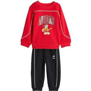 Adidas Unisex Bimbi 0-24 DISNEY MICKEY MOUSE JOGGER, pure ruby/off white, 0-3 Months Adidas Unisex Bimbi 0-24 DISNEY MICKEY MOUSE JOGGER, pure ruby/off white, 0-3 Months