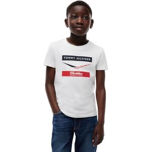 Tommy Hilfiger Camiseta de manga corta Infantil Unisex TH X Cadillac F1 Chevron de algodón, Blanco (White), 16 Años Tommy Hilfiger Camiseta de manga corta Infantil Unisex TH X Cadillac F1 Chevron de algodón, Blanco (White), 16 Años
