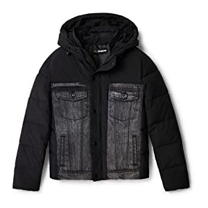 Desigual Black Chaq_Pizza 2000 Negro, 8 Years para Niños Desigual Black Chaq_Pizza 2000 Negro, 8 Years para Niños