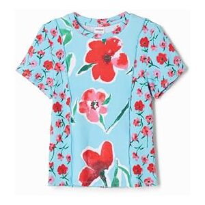 Desigual Camiseta TS_Daisy para niña, Azul, 10 años Desigual Camiseta TS_Daisy para niña, Azul, 10 años