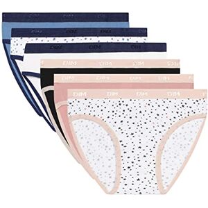 Dim Slip Les Pockets Coton Doux x6, Bragas para Niña, Multicolor, 12 años Dim Slip Les Pockets Coton Doux x6, Bragas para Niña, Multicolor, 12 años