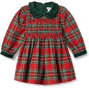 Amazon Essentials x Sofia Grainge Vestido de franela de manga larga Niña, Rojo Cereza Patrón A Cuadros Navideño, 3 años Amazon Essentials x Sofia Grainge Vestido de franela de manga larga Niña, Rojo Cereza Patrón A Cuadros Navideño, 3 años