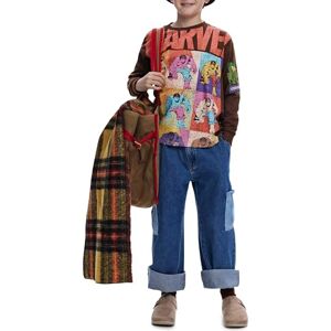 Desigual TS_Hulk_Marvel T-Shirt, marrón, 10 Años Boy's Desigual TS_Hulk_Marvel T-Shirt, marrón, 10 Años Boy's