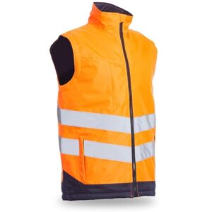 Blackrock Body Warmer Hi-Vis Naranja/Azul, Chaleco Acolchado, Impermeable, Resistente Viento, Unisex S Blackrock Body Warmer Hi-Vis Naranja/Azul, Chaleco Acolchado, Impermeable, Resistente Viento, Unisex S