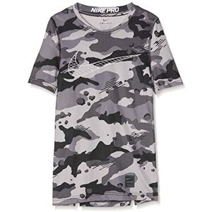 Nike B NP Top SS Comp AOP Camiseta de Manga Corta, Niños, Atmosphere Grey/White, L Nike B NP Top SS Comp AOP Camiseta de Manga Corta, Niños, Atmosphere Grey/White, L