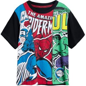Desigual TS_Marvel T-Shirt, Negro, 7-8 Boy's Desigual TS_Marvel T-Shirt, Negro, 7-8 Boy's