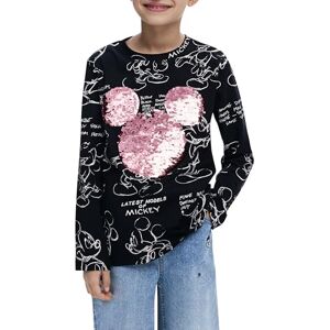 Desigual TS_Mickey Sequins, 2000 Negro, 9/10 Desigual TS_Mickey Sequins, 2000 Negro, 9/10