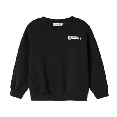 NAME IT Nmmokian LS RLX SWE BRU BF, Negro, 104 NAME IT Nmmokian LS RLX SWE BRU BF, Negro, 104