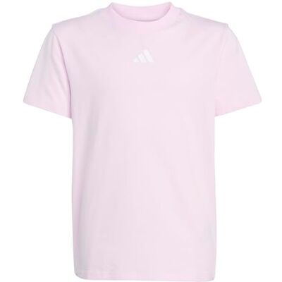 Adidas Unisex niños Essentials Shirt, Clear Pink/White, 11-12 Years Adidas Unisex niños Essentials Shirt, Clear Pink/White, 11-12 Years