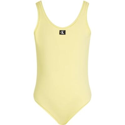 Bañador de niñas Calvin Klein - CK Monogram ELFIN AMARILLO 10-12 niñas Bañador de niñas Calvin Klein - CK Monogram ELFIN AMARILLO 10-12 niñas