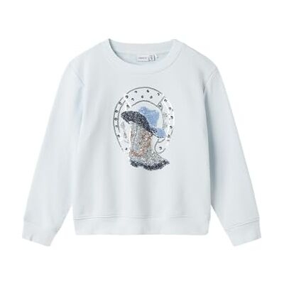 NAME IT Nkfkecia Nreg Sudadero UNB para niña, Country Air, 116 NAME IT Nkfkecia Nreg Sudadero UNB para niña, Country Air, 116